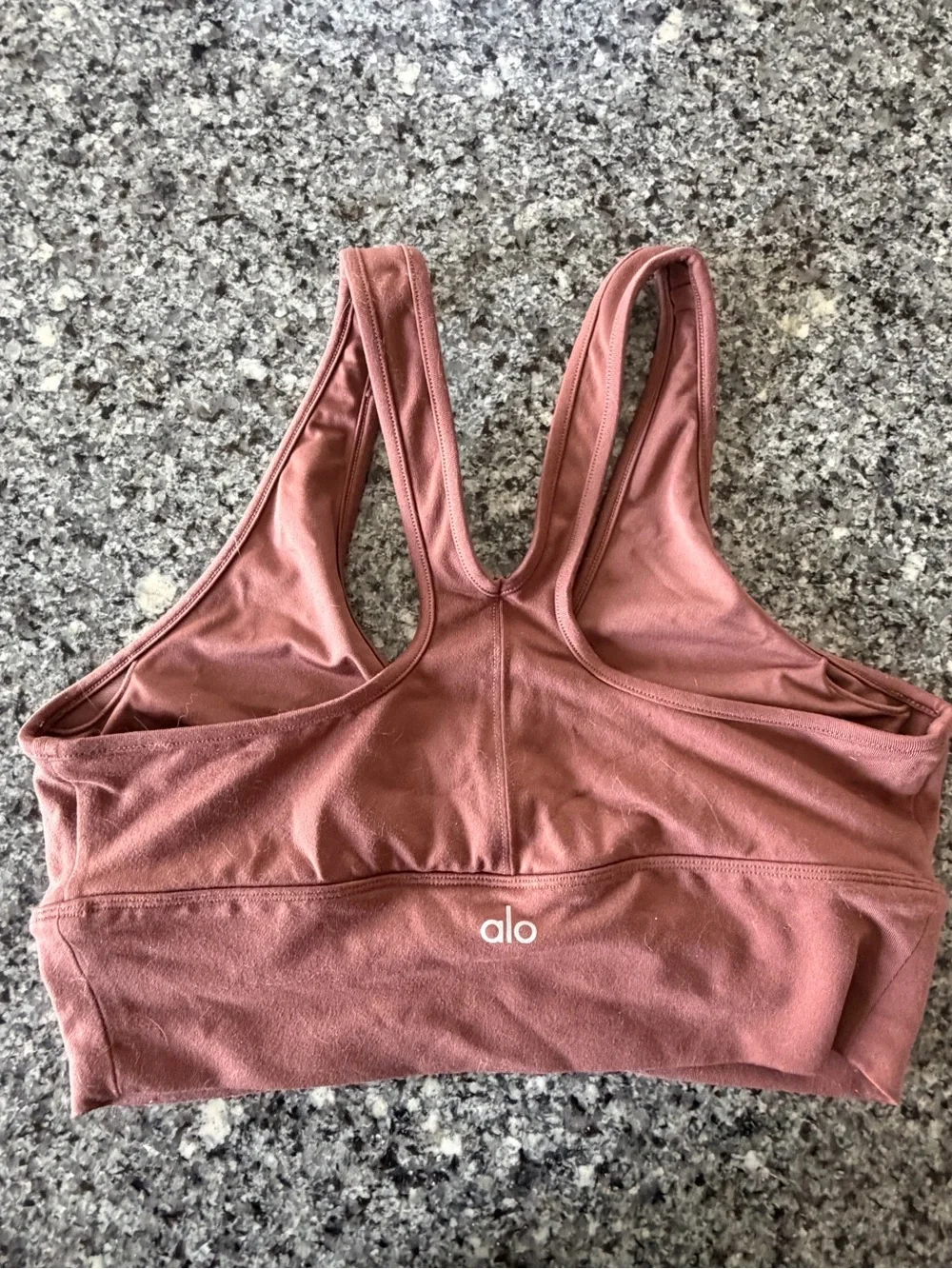 ALO Yoga Women’s Wild Thing Sports Bra - Chestnut - Size L